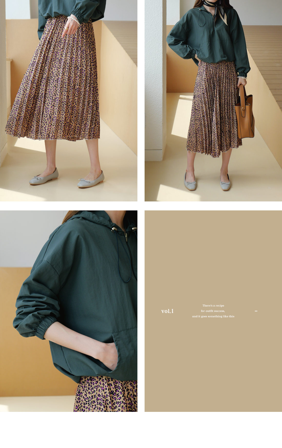 プリーツレオパードスカート・全3色 | DHOLIC PLUS | 詳細画像21