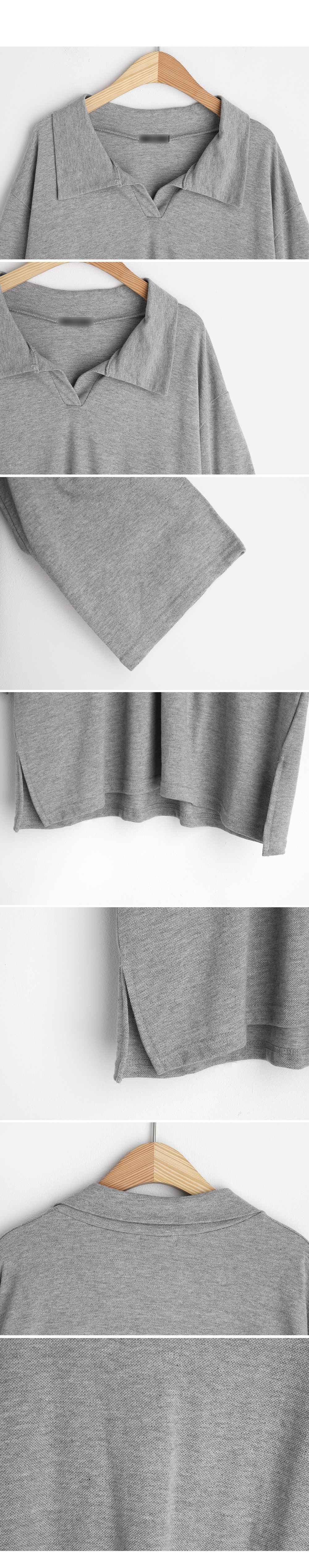 カラーネックTシャツ・全3色 | DHOLIC PLUS | 詳細画像12