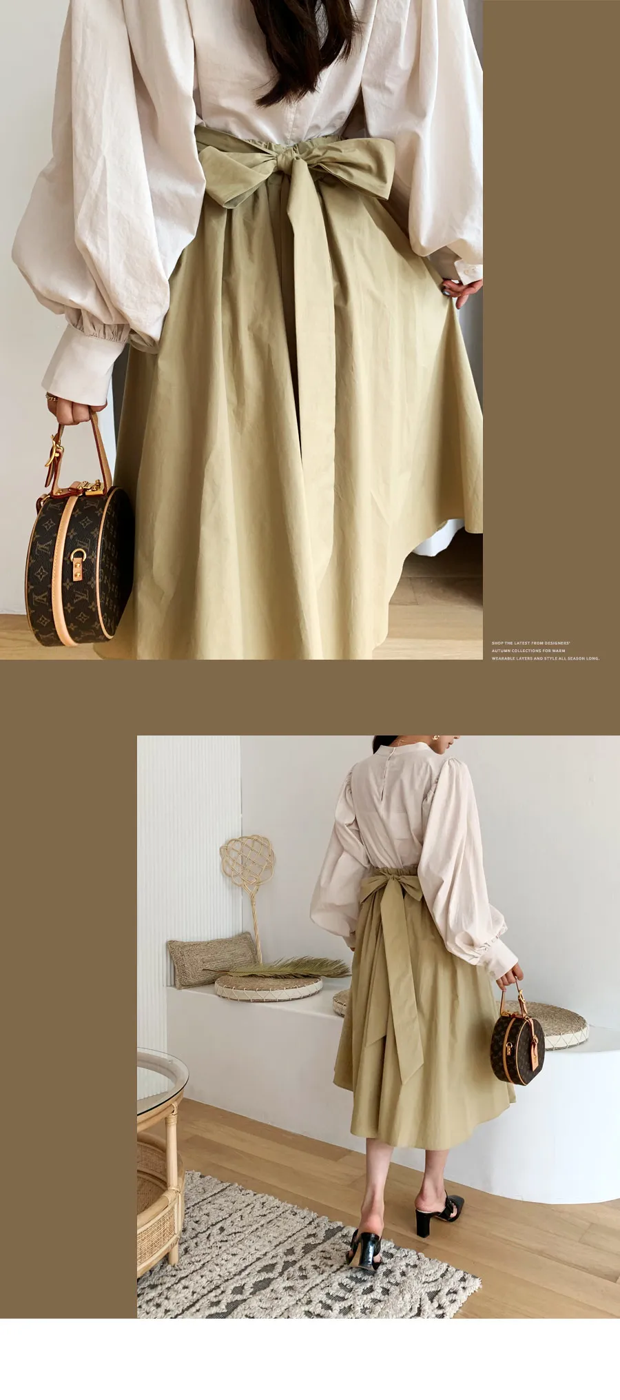 フレアリボンスカート・全2色 | DHOLIC | 詳細画像6