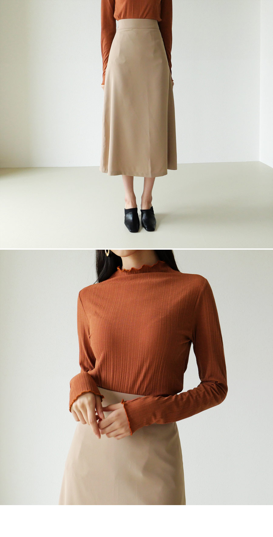 ロングAラインスカート・全3色 | DHOLIC | 詳細画像13
