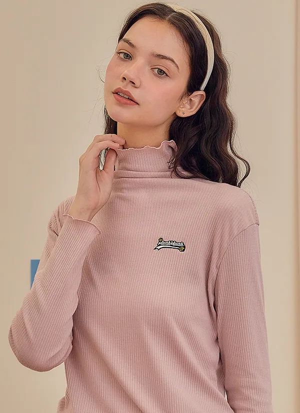 ロゴリブハイネックTシャツ | muahmuah | 詳細画像2