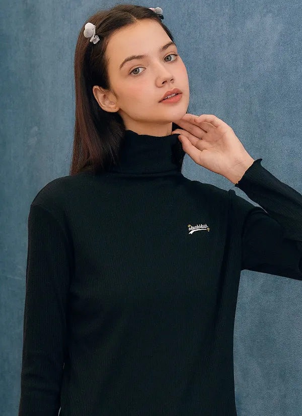 ロゴリブハイネックTシャツ | muahmuah | 詳細画像5