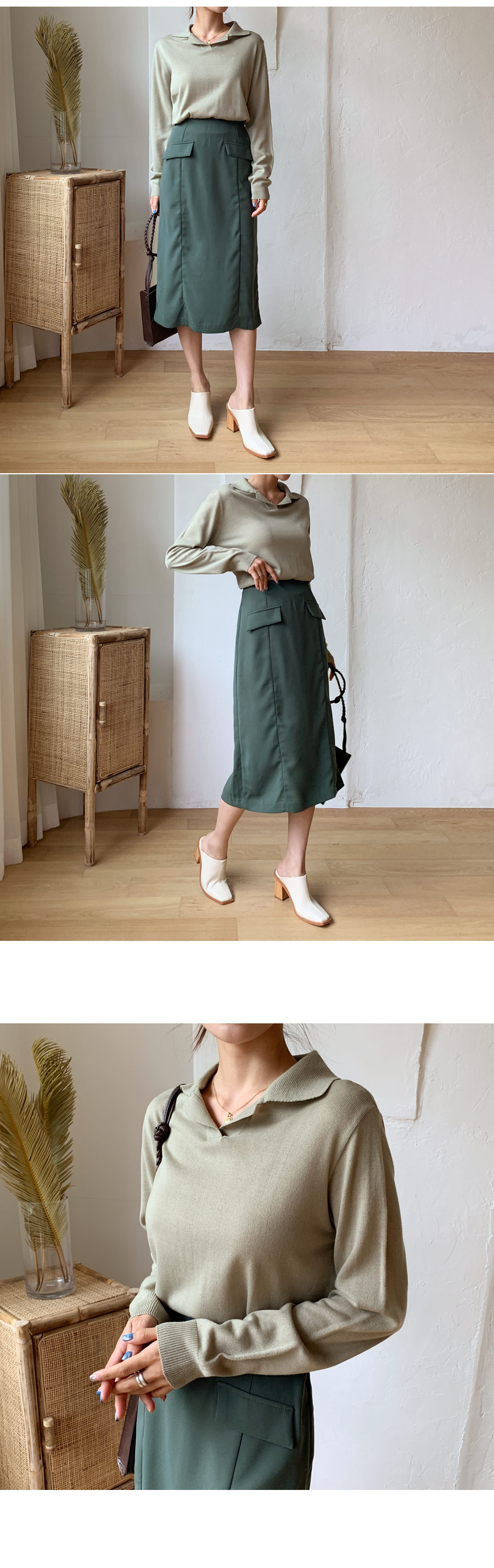 フラップHラインスカート・全4色 | DHOLIC | 詳細画像10