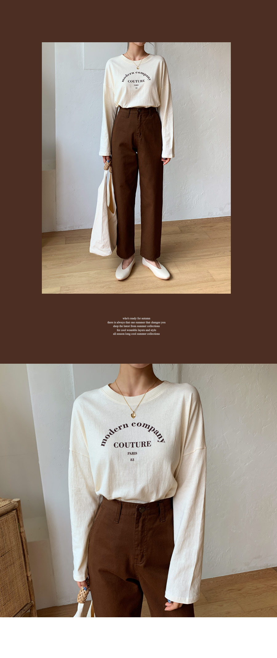 レタリングロングスリーブTシャツ・全3色 | DHOLIC | 詳細画像5