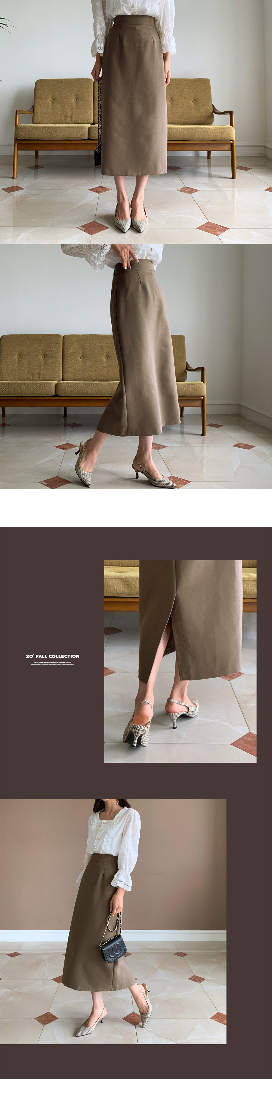Hラインロングスカート・全3色 | DHOLIC | 詳細画像2