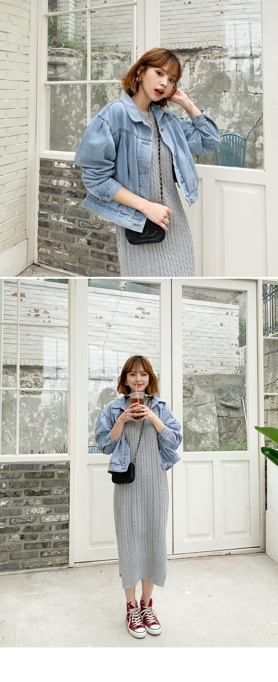 タックデニムジャケット・全2色 | DHOLIC | 詳細画像8