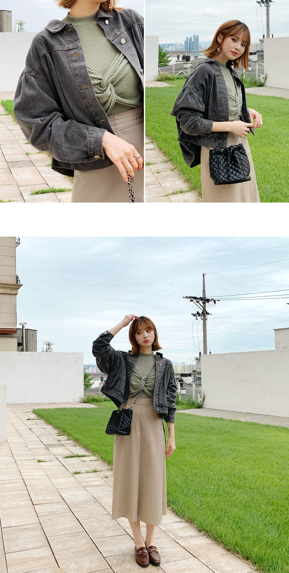 タックデニムジャケット・全2色 | DHOLIC | 詳細画像10