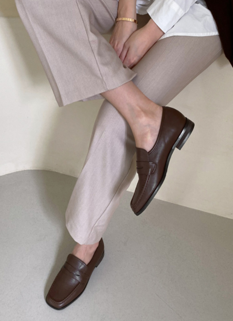 Athos リアルウッドヒール ペニーローファー 2cm レディースファッション通販 Dholicディーホリック ファストファッション 水着 ワンピース