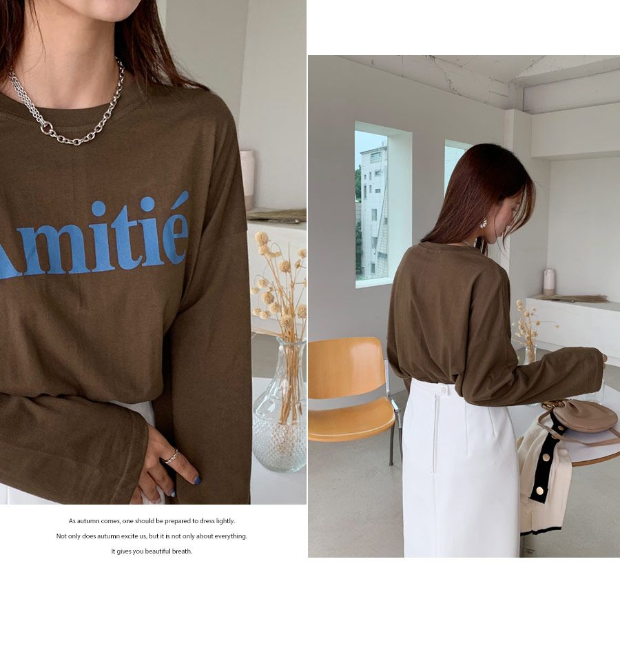 AmitieTシャツ・全3色 | DHOLIC | 詳細画像6