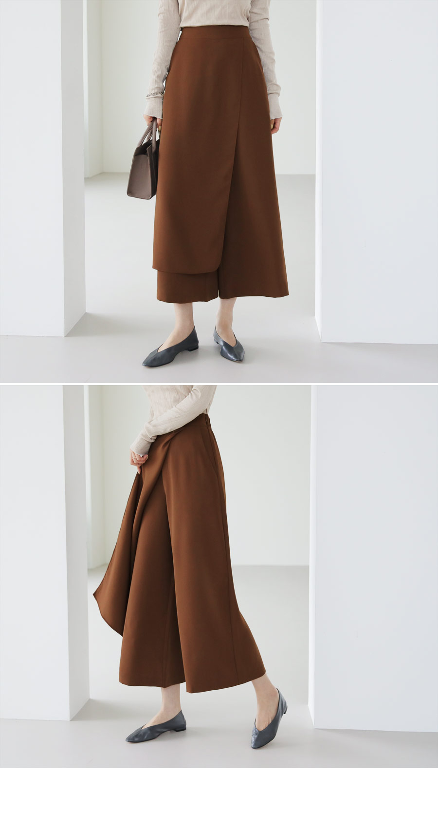ワイドスカートパンツ・全3色 | DHOLIC PLUS | 詳細画像2