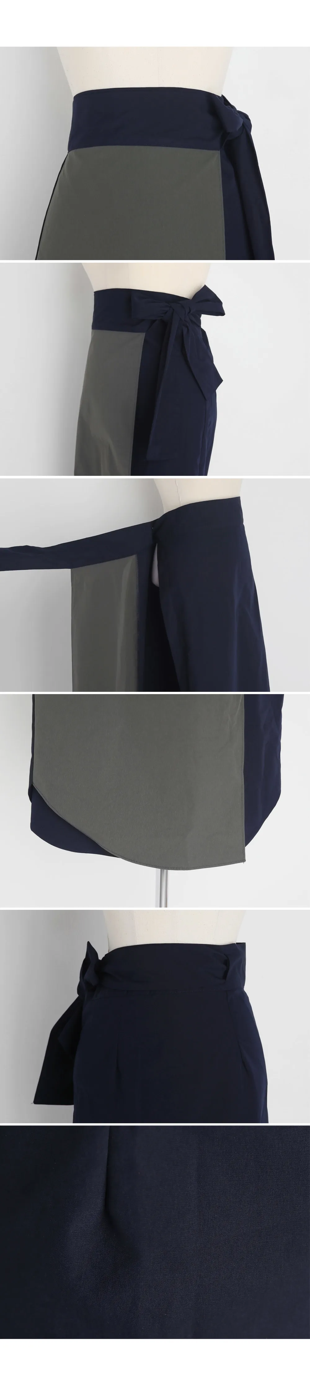 バイカラーラップスカート・全2色 | DHOLIC PLUS | 詳細画像19