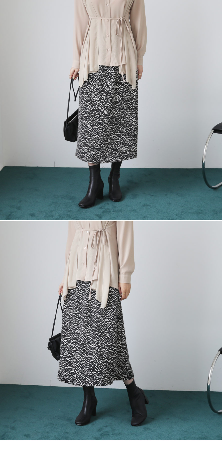 ウエストゴムレオパードスカート・全2色 | DHOLIC PLUS | 詳細画像8