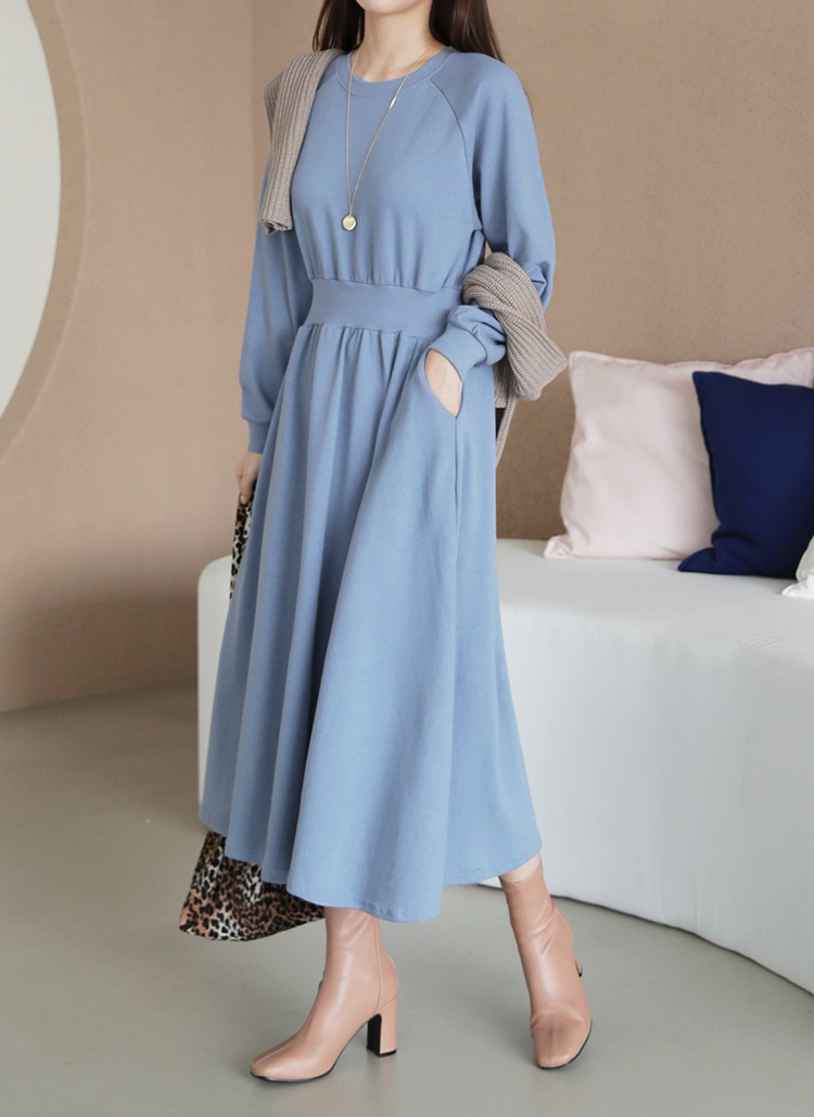 ラグランスウェットワンピース 全4色ワンピース スカート レディースファッション通販 Dholicディーホリック ファストファッション 水着 ワンピース