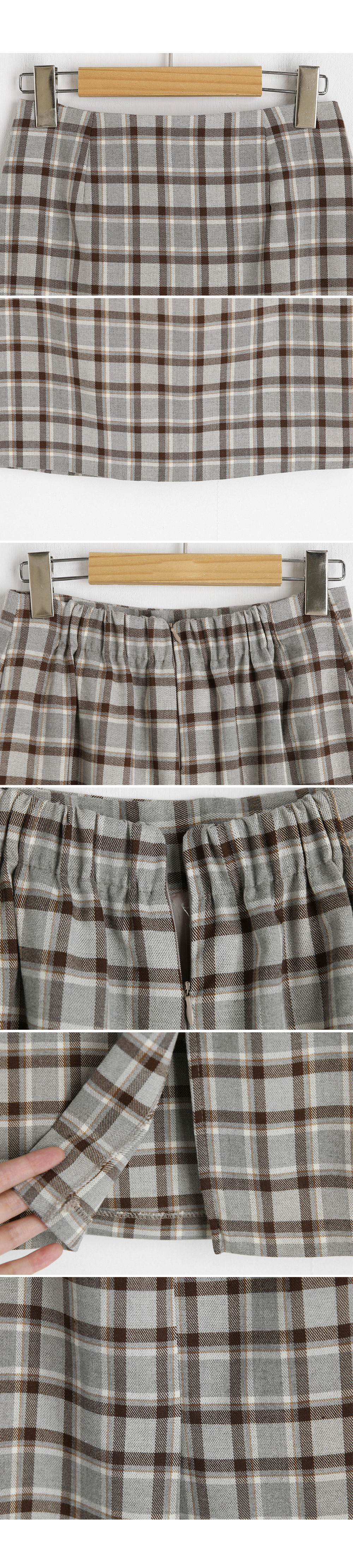 Hラインチェックロングスカート・全2色 | DHOLIC | 詳細画像11