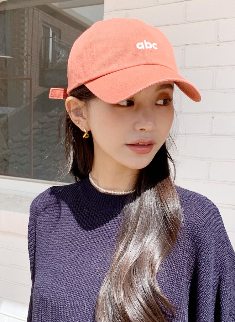 abc刺繍キャップ・全6色 | レディースファッション通販 - DHOLIC