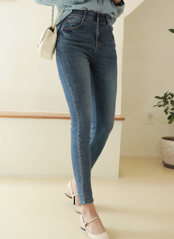 サイレント バイ ダミールドマ 新品 スキニーデニムパンツ S