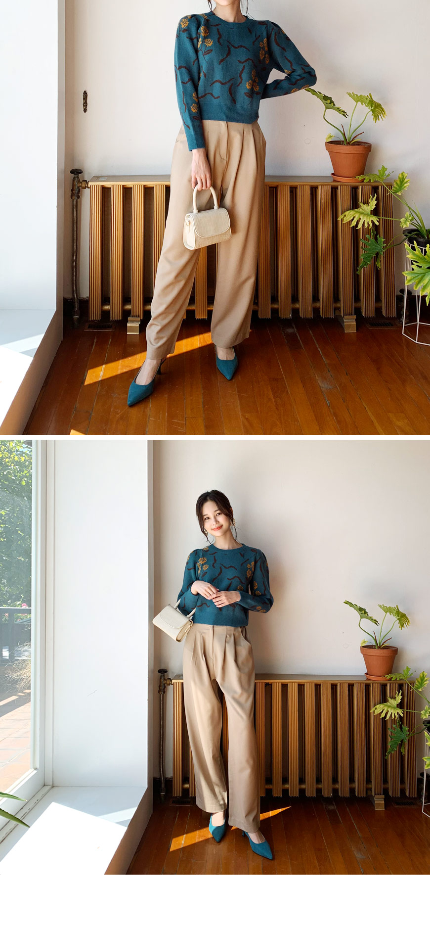 フラワーパターンニット・全4色 | DHOLIC | 詳細画像6