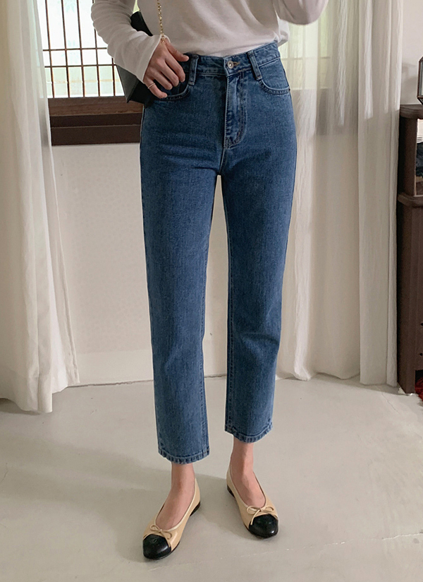スリムストレートクロップドデニムパンツ | レディース スリムストレートクロップドデニムパンツ | レディース