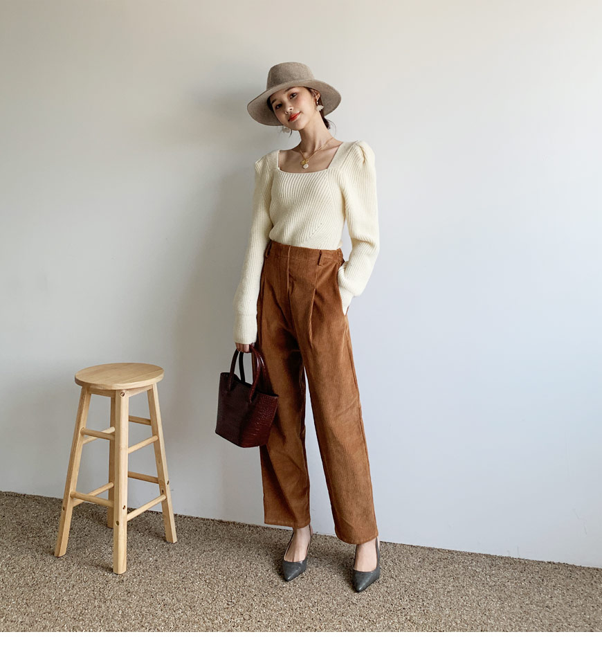 コーデュロイタックパンツ・全3色 | レディースファッション通販