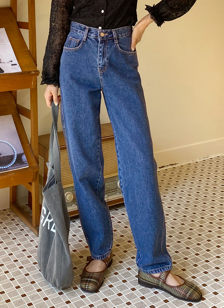 デニムストレートパンツ 全2色デニム ジーンズデニム ジーンズ レディースファッション通販 Dholicディーホリック ファストファッション 水着 ワンピース