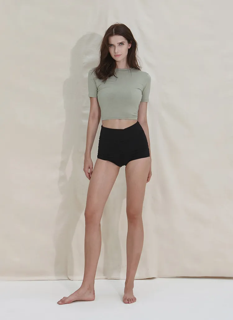 バックリボン半袖Tシャツ(サンド) | DEVIWEAR | 詳細画像3