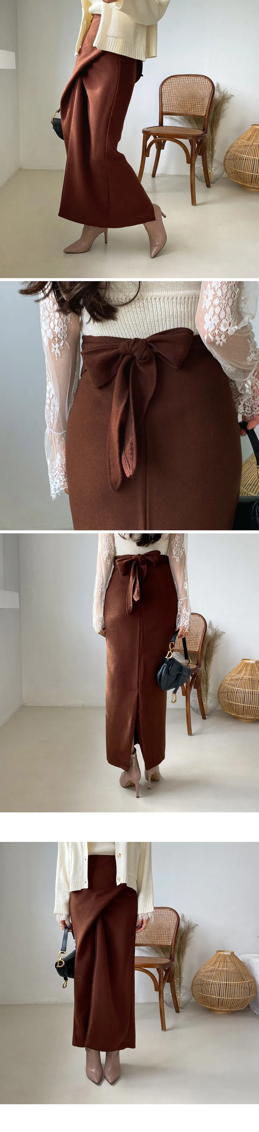 ラップロングスカート・全3色 | DHOLIC | 詳細画像2