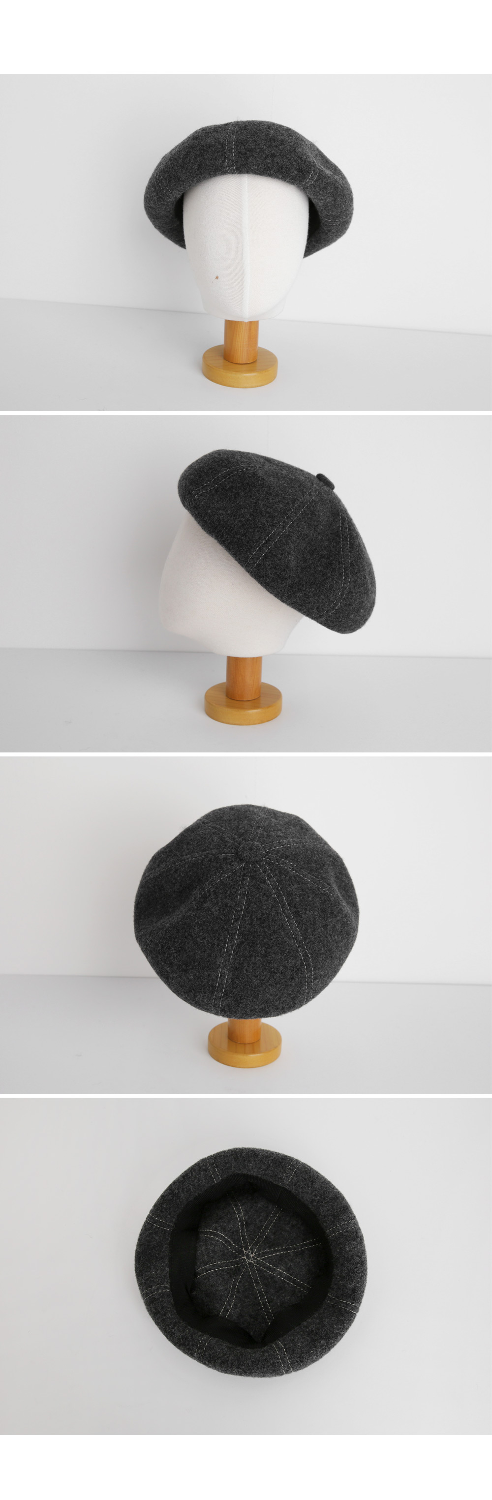 ウール混ステッチベレー帽・全4色 | DHOLIC | 詳細画像14