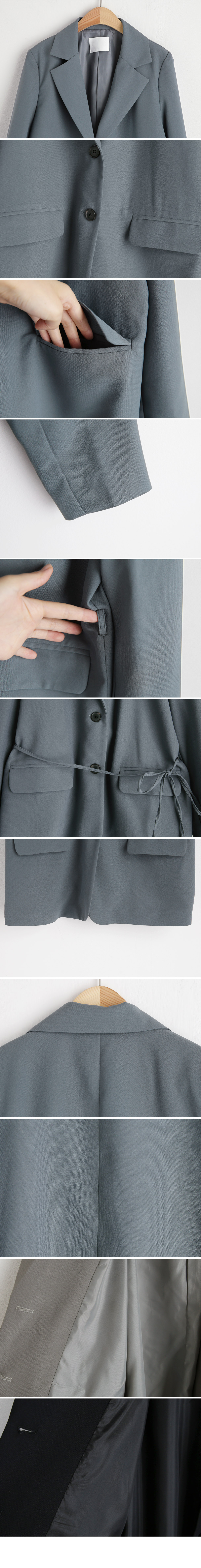 ストラップ付シングルジャケット&スラックスSET・全3色 | DHOLIC PLUS | 詳細画像11