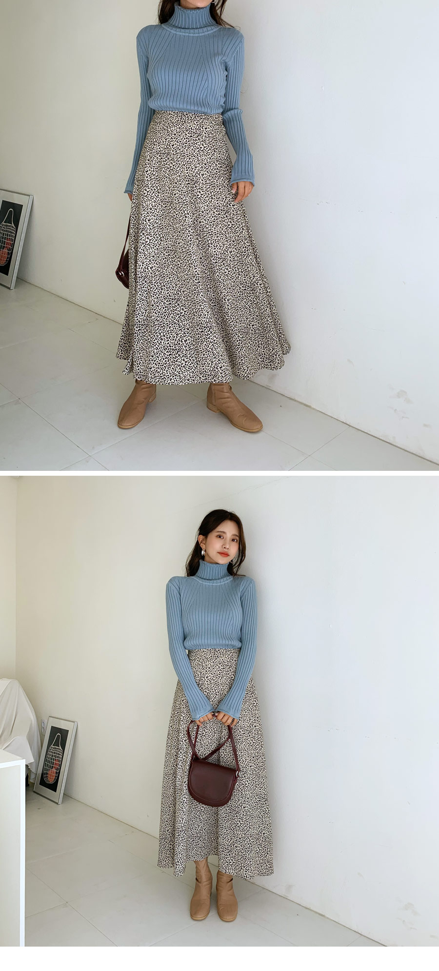 レオパードAラインスカート・全3色 | DHOLIC PLUS | 詳細画像10