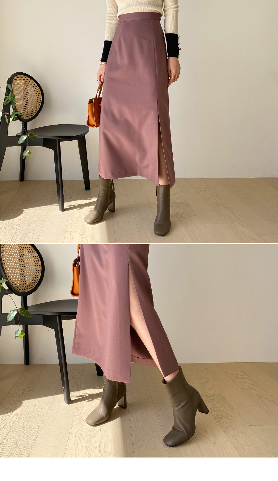 バックゴムスリットスカート・全3色 | DHOLIC PLUS | 詳細画像4