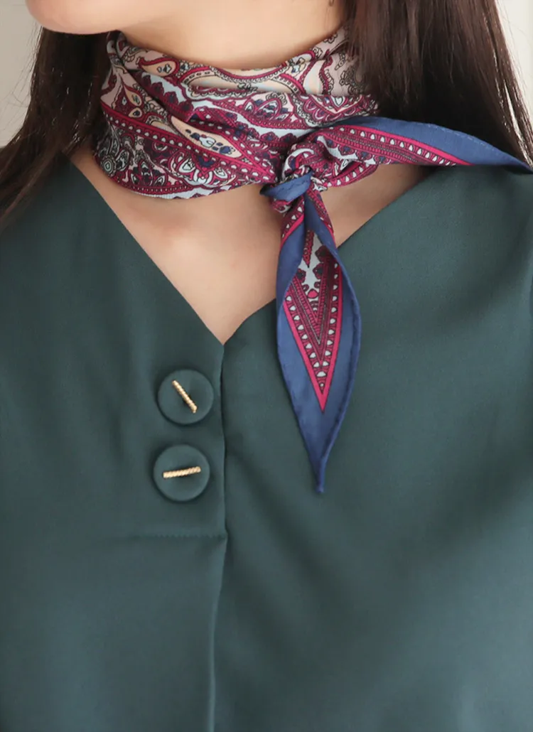 ペイズリーひし形スカーフ・全4色 | DHOLIC PLUS | 詳細画像1