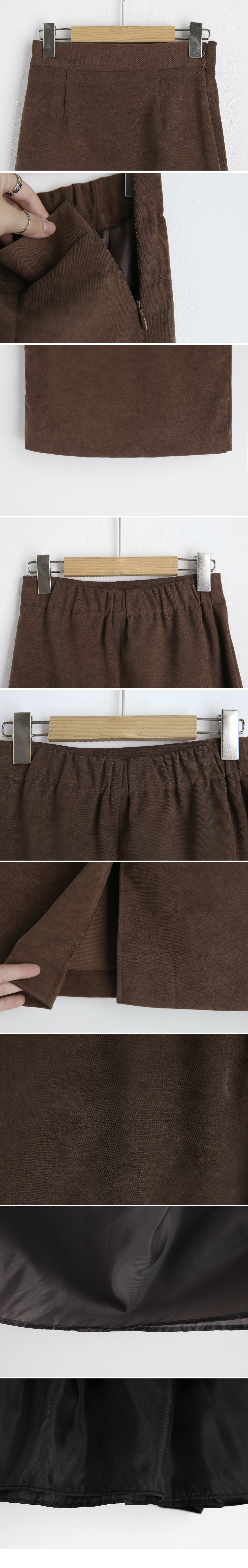 スエード調Hラインスカート・全3色 | DHOLIC PLUS | 詳細画像15