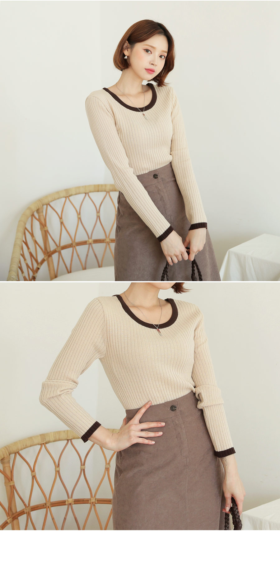 ボタンAラインスカート・全3色 | DHOLIC | 詳細画像11