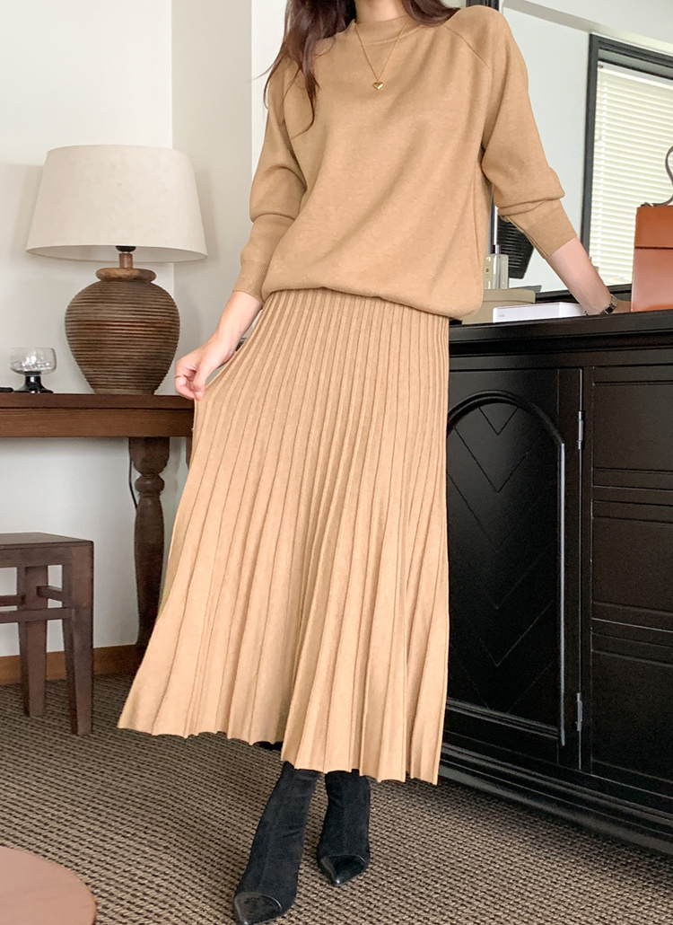 ニット&プリーツスカートSET | レディースファッション通販 - DHOLIC