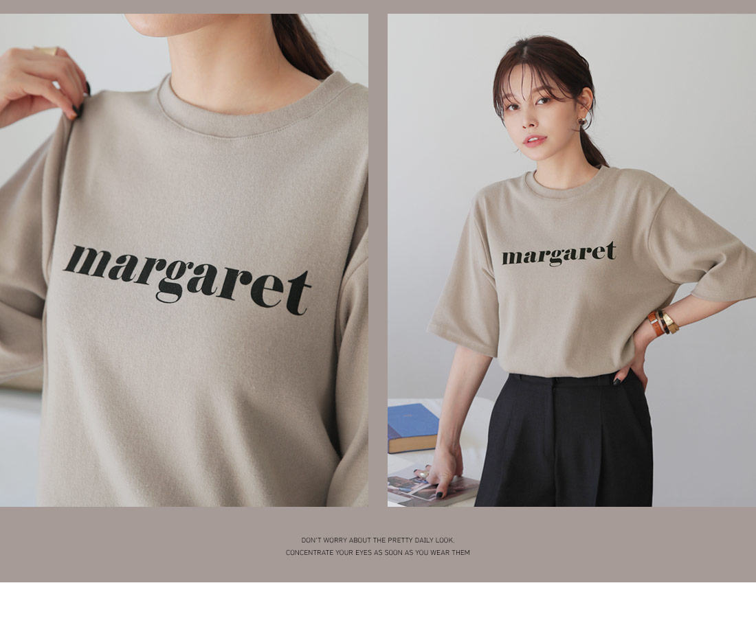 margaretプリントTシャツ・全4色 | DHOLIC PLUS | 詳細画像5