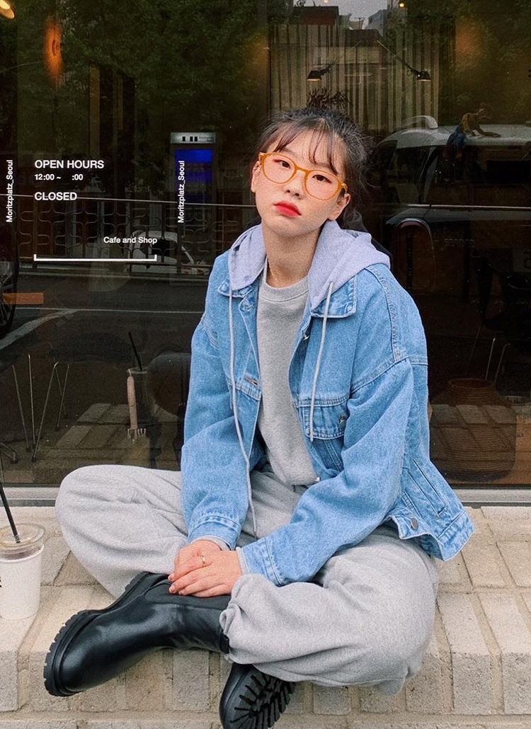 配色フードsetデニムジャケット レディースファッション通販 Dholic 配色フードsetデニムジャケット レディースファッション通販 Dholic