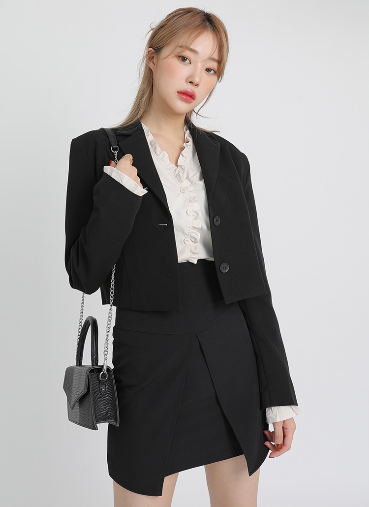 T525 美品 S タダシショージ ボレロ ショート丈 ジャケット レディース