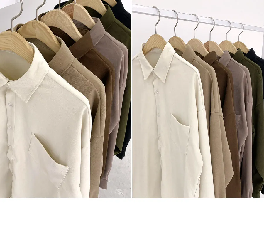 ポケットルーズフィットシャツ・全6色 | DHOLIC | 詳細画像15