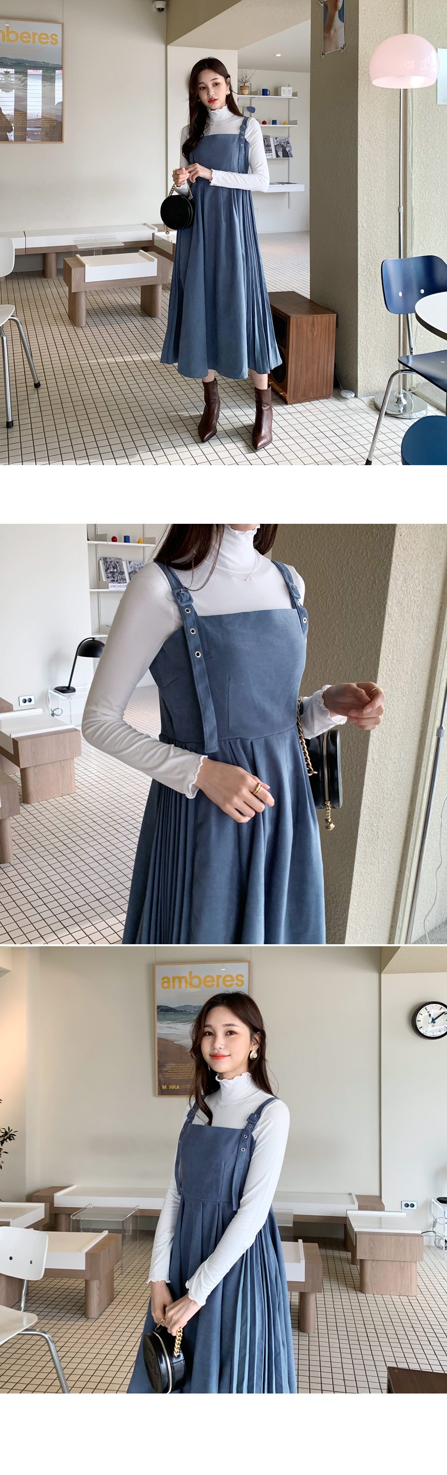 ベルトストラップワンピース ベルトストラップワンピース・全3色 | レディースファッション通販