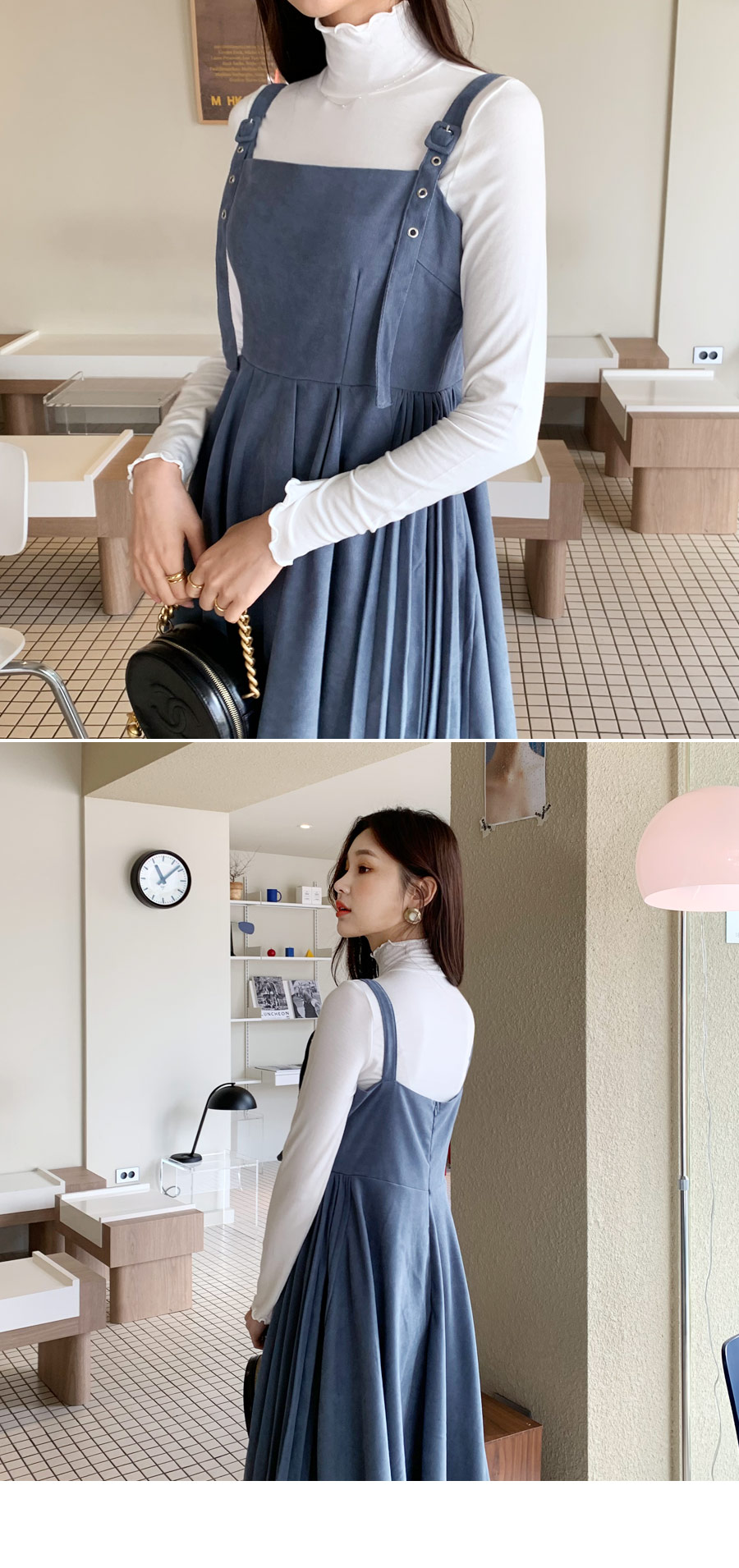 ベルトストラップワンピース・全3色 | レディースファッション通販