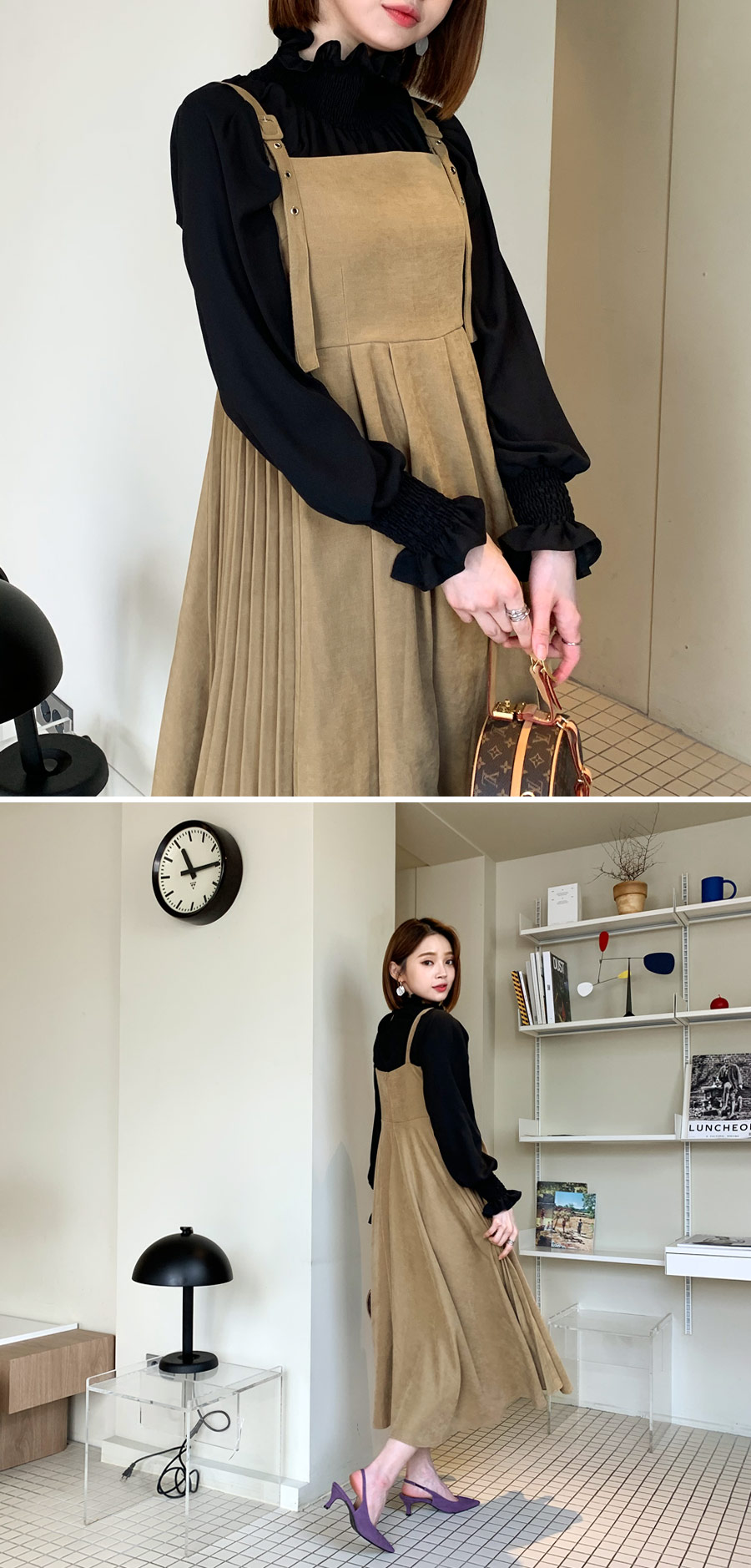 ベルトストラップワンピース・全3色 | レディースファッション通販