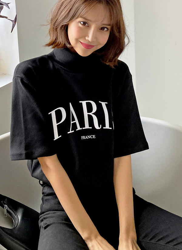 Parisタートルネックtシャツ レディースファッション通販 Dholic Parisタートルネックtシャツ レディースファッション通販 Dholic