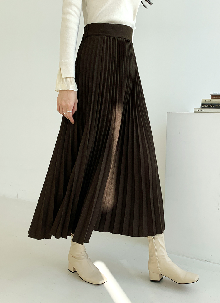 ウール混プリーツスカート・全3色 | DHOLIC PLUS | 詳細画像1