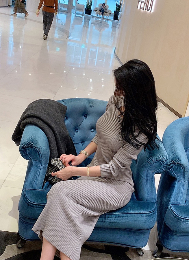 2TYPEスリムニットワンピース | レディースファッション通販 - DHOLIC