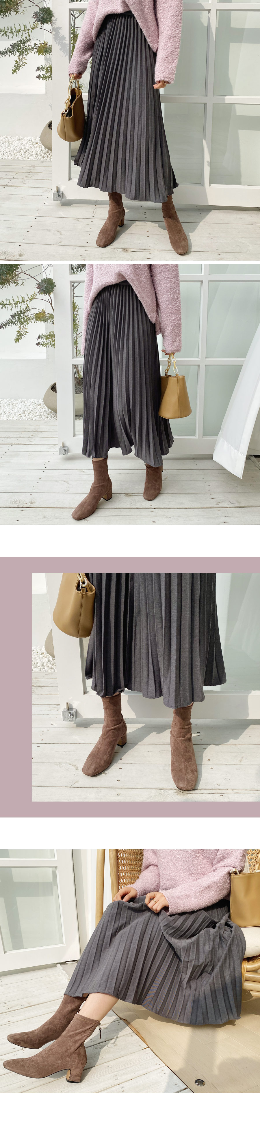 イージープリーツスカート・全2色 | DHOLIC | 詳細画像2