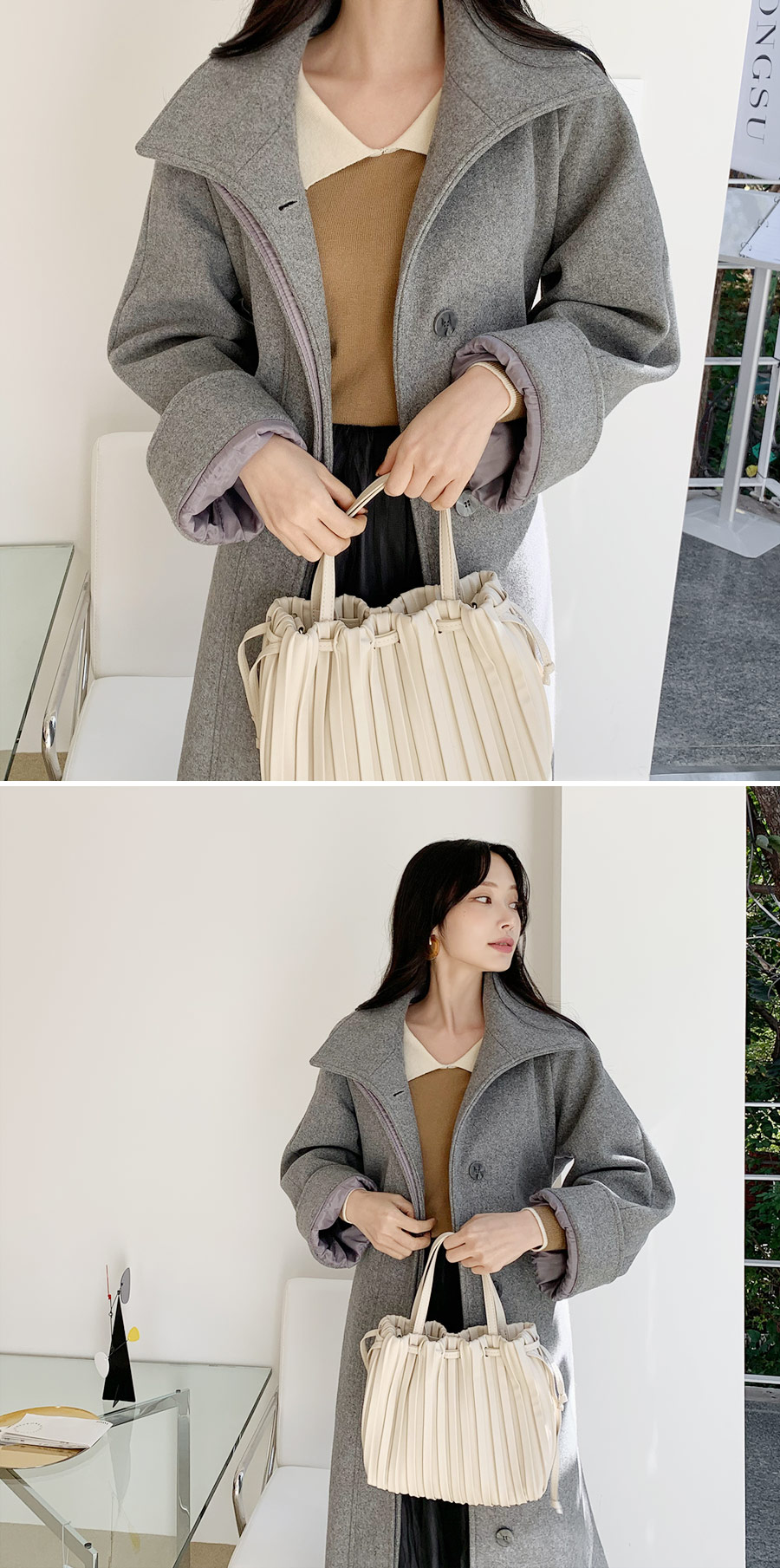 ストラップ付フライフロントコート・全5色 | DHOLIC PLUS | 詳細画像22