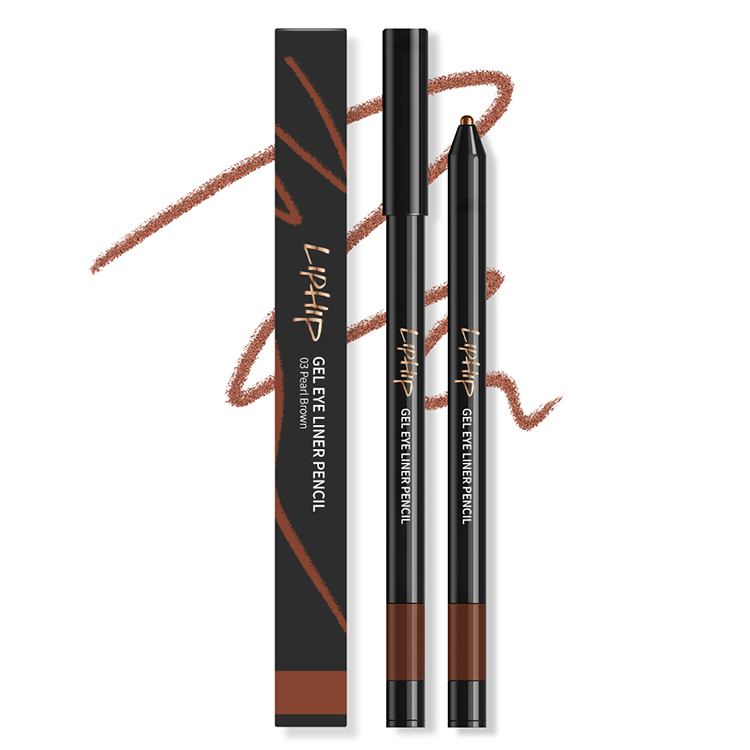 リップヒップ] ジェルアイライナーペンシル 03.パールブラウン | 韓国
