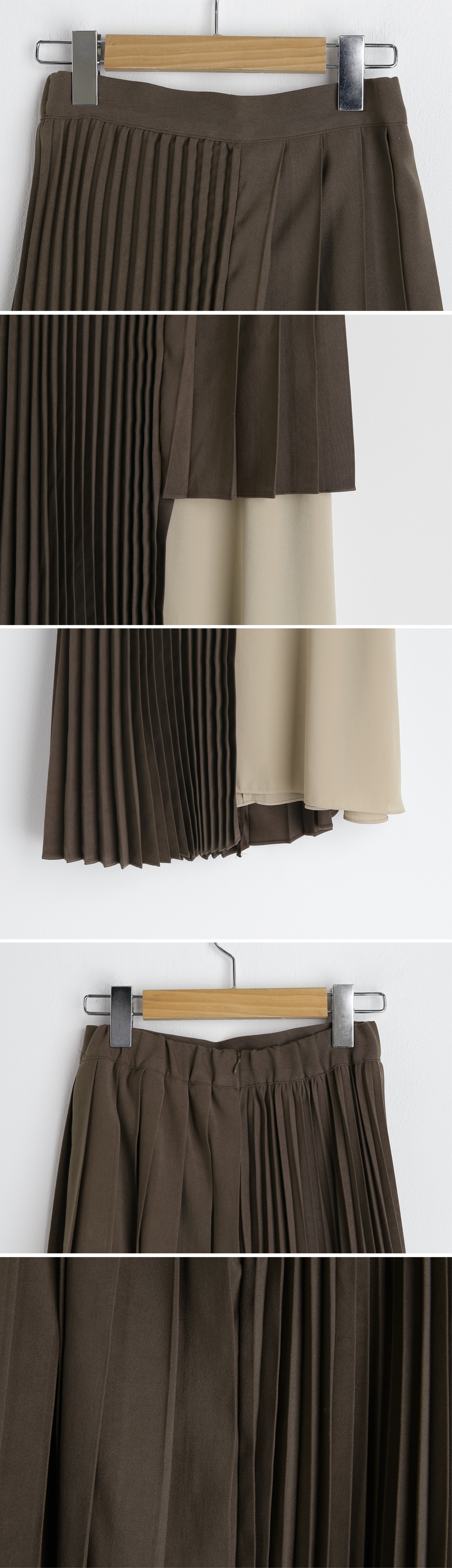 アシメプリーツスカート・全2色 | DHOLIC PLUS | 詳細画像16