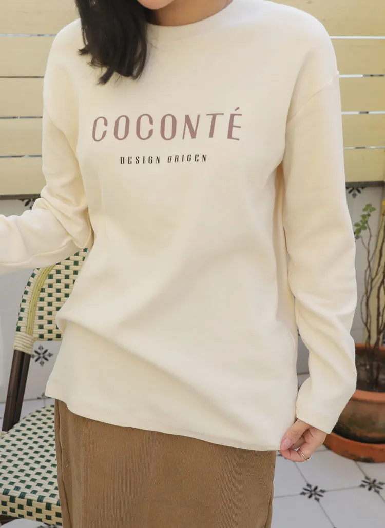 COCONTEピーチ起毛Tシャツ | everynana | 詳細画像1