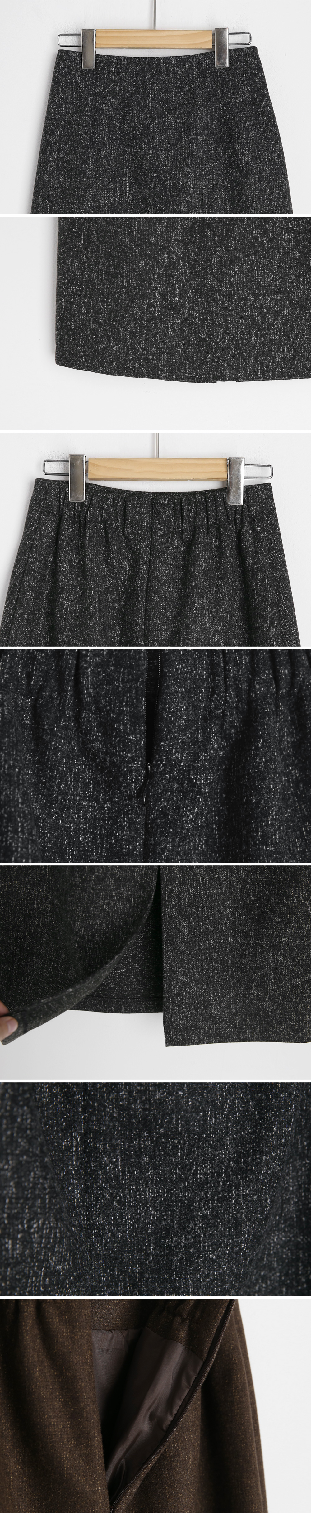 メランジHラインスカート・全2色 | DHOLIC PLUS | 詳細画像15